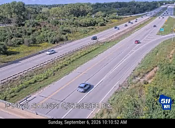 I-94 at County C/Genesee Rd live camera view
