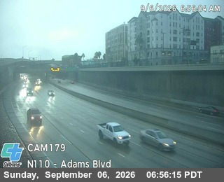 I-110 : (179) Adams Blvd live camera view