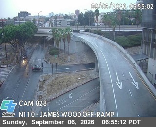 I-110 : (828) James M Wood Blvd Off-Ramp live camera view