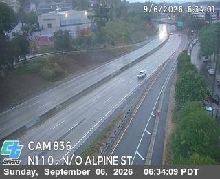 I-110 : (836) Alpine St On-Ramp live camera view