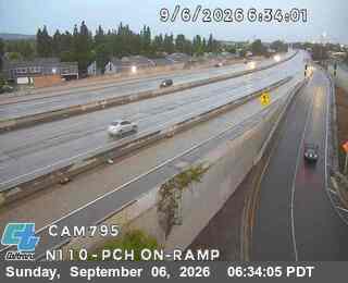 I-110 : (795) PCH On-Ramp live camera view