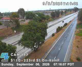 I-110 : (797) 223rd St On-Ramp live camera view