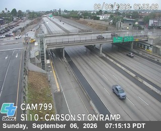 I-110 : (799) Carson St On-Ramp live camera view