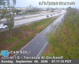 I-110 : (800) Torrance Blvd On-Ramp live camera view