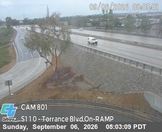 I-110 : (801) Torrance Blvd On-Ramp live camera view