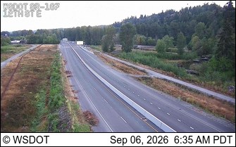 SR 167 at MP 1: 12th St E live camera view