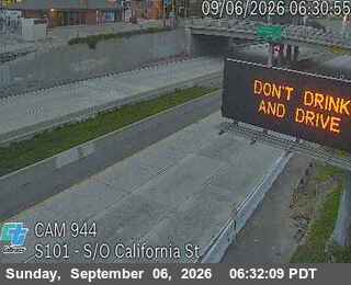 US-101 : (944) S/O California St live camera view