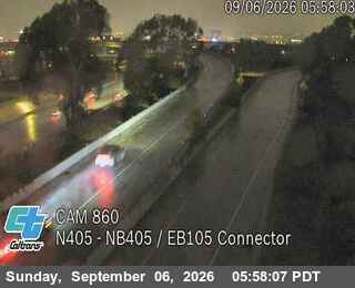 I-405 : (860) NB 405 / EB 105 Connector live camera view
