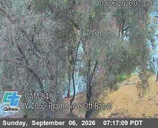 I-105 : (848) Prairie Ave Off-Ramp live camera view