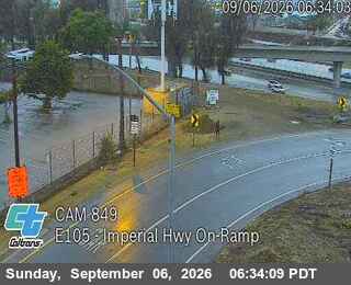 I-105 : (849) Imperial Hwy On-Ramp live camera view