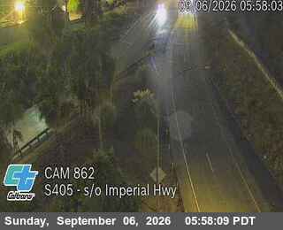 I-405 : (862) s/o Imperial Hwy live camera view