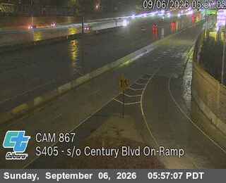 I-405 : (867) s/o Century Blvd On-Ramp live camera view