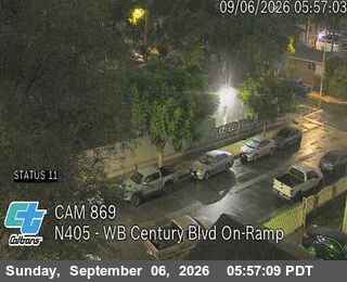 I-405 : (869) WB Century Blvd On-Ramp live camera view