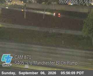 I-405 : (871) s/o Manchester Blvd On-Ramp live camera view