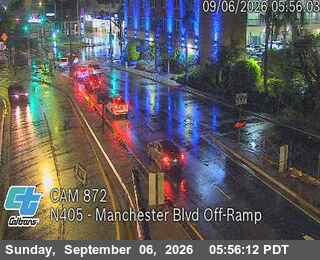 I-405 : (872) Manchester Blvd On-Ramp live camera view
