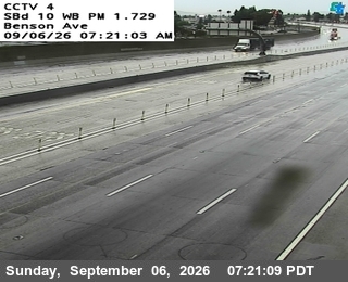 I-10 : (04) Benson Avenue live camera view