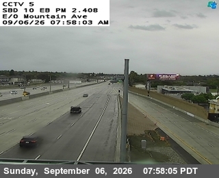 I-10 : (05) East of Mountain Avenue live camera view