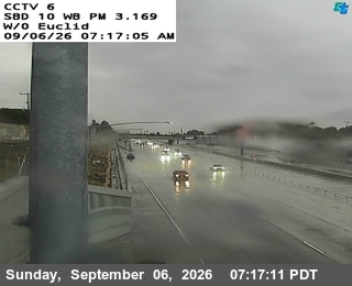 I-10 : (06) West of Euclid live camera view