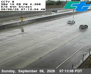 I-10 : (08) E/O Sixth Street live camera view