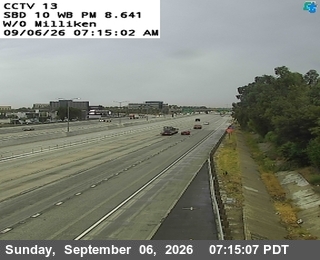 I-10 : (13) West of Milliken live camera view