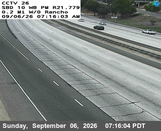 I-10 : (26) West of Rancho live camera view