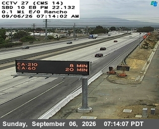 I-10 : (27) East of Rancho live camera view
