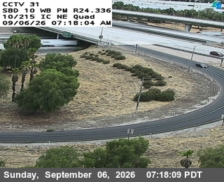 I-10 : (31) I-10/I-215 IC NE Quad live camera view