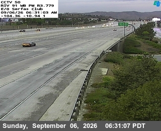 SR-91 : (50) East of Serfas Club live camera view