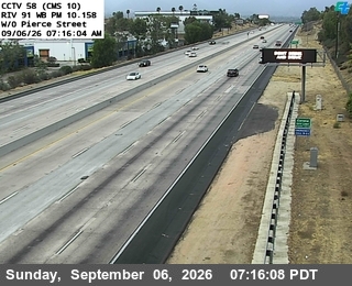 SR-91 : (58) West of Pierce live camera view