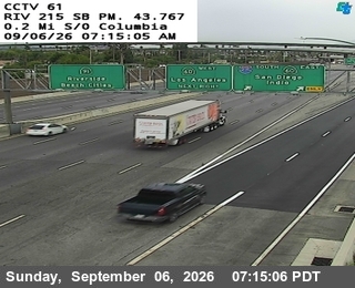 I-215 : (61) 0.2 Miles S of Columbia live camera view