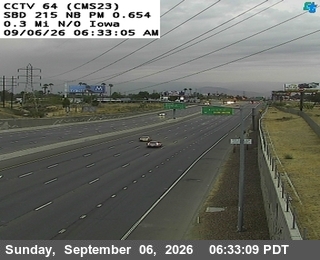 I-215 : (64) 0.3 Mi N/O Iowa live camera view