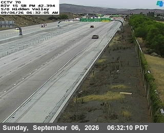 I-15 : (70) Hidden Valley Parkway live camera view