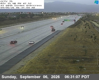 I-15 : (75) 68th Street Overcross live camera view