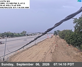 I-15 : (85) N of Fourth Street live camera view