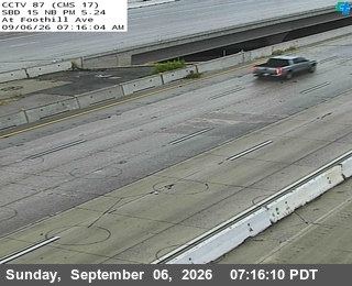 I-15 : (87) Foothill Blvd. live camera view