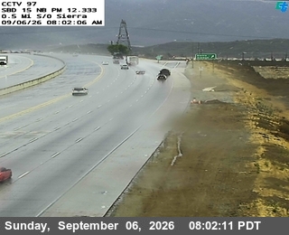 I-15 : (97) 0.1 Miles S of Sierra live camera view