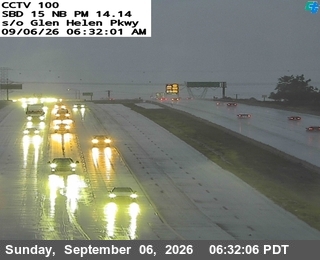 I-15 : (100) S of Glen Helen Parkway live camera view