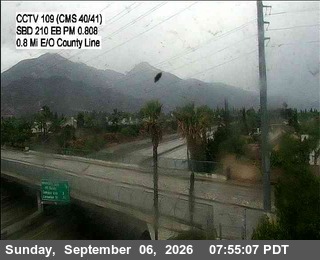 I-210 : (109) 0.8 Miles East of County Line live camera view