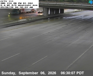 I-210 : (111) 0.4 Miles East of Mountain live camera view