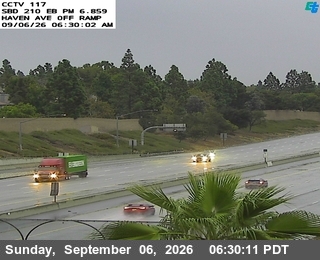I-210 : (117) Haven live camera view