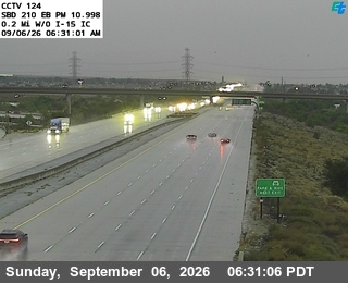 I-210 : (124) 0.2 Miles East of I-15 live camera view