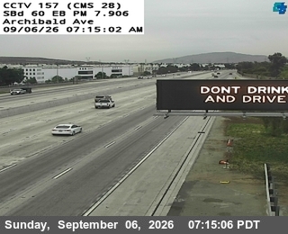 SR-60 : (157) Archibald Avenue live camera view