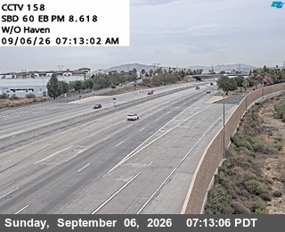 SR-60 : (158) West of Haven Avenue live camera view