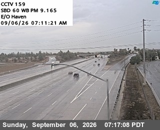 SR-60 : (159) East of Haven Avenue live camera view