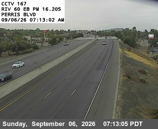 SR-60 : (167) Perris Boulevard live camera view