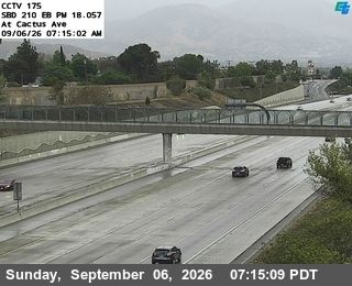 I-210 : (175) East of Cactus live camera view