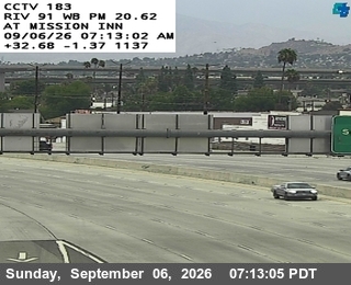 SR-91 : (183) Mission Inn Ave live camera view