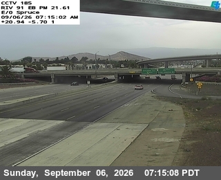 SR-91 : (185) East Of Spruce Street live camera view