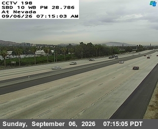 I-10 : (198) Nevada Street live camera view