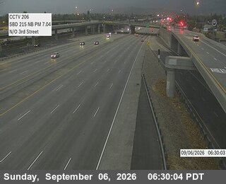 I-215 : (206) N of Third Street live camera view